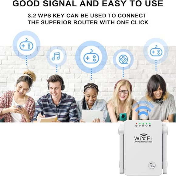 WiFi Extenders Signal Booster 300mbps Long Range Wireless Internet Repeater - Picture 3 of 6
